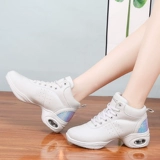 Кожаные танцевальные туфли в пятке для взрослых квадратных танце