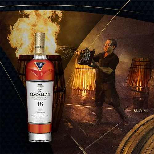 Лицензии] Macallan Macaron Blue Diamond 15 -й год двойной херри бочонок односолодовый виски 700 мл