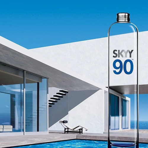 Подлинное вино небо 90 голубое небо Vod Deep Blue 90 Deep Blue Vodka Соединенные Штаты Италия 45 градусов
