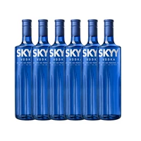 Глубокий синий Skyy Vodka Bartending Wine Импортированное вино, оригинальный аромат Volk Six -Branch Set Set 750ML