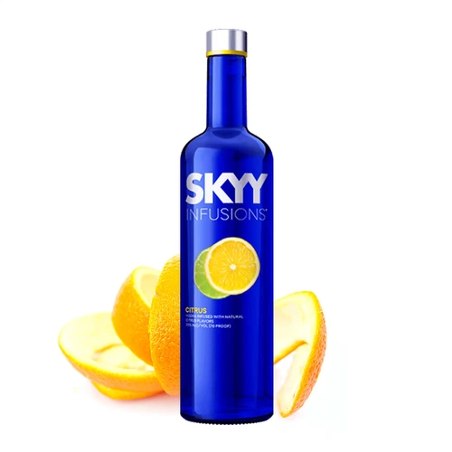 Пятно импортированного вина Skyy Vodka Blue Sky Vodka Deep Blue Citrus Citrus Вкус водка