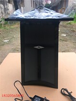 American AR piano paint Bluetooth speaker High-end Bluetooth speaker Table lamp type home decoration can install the battery