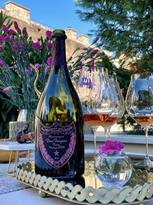 Dom Perignon Illuished Edition Розовое шампанское в подарочной упаковке, оригинальная бутылка, импортированная из Франции
