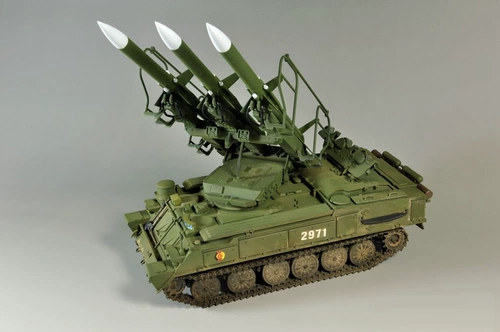 Небольшая ручная заведенная военная модель 00361 Моделирование 1/35 SAM-6 РАСПРОСКА АВП СРЕМНА