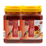 [天津利民蒜蓉辣酱2kg低脂辣椒酱烧烤酱拌饭酱蘸酱商用批发大桶装]