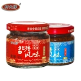 Tianjin Special Products Crimp Gram Beitang вкусный креветок соус Оригинальная пряная ароматная еда, а затем приготовленный морепродукт соус 140 г*4 бутылки