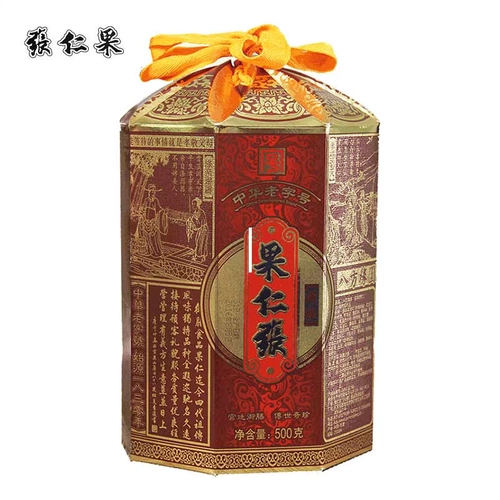 果仁张 Babu Yuanyuan Douchi Seeds Ren Ren подарочная коробка Fruit Rennutan Bean Bean Bean Bean Walnut Ren Tianjin Specialty 500G