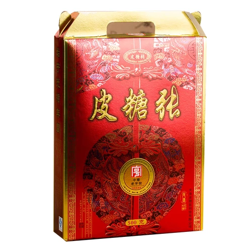 皮糖张 Кунжутное масло, старомодная подарочная коробка, ластик, DIY, китайский стиль, жевательные конфеты
