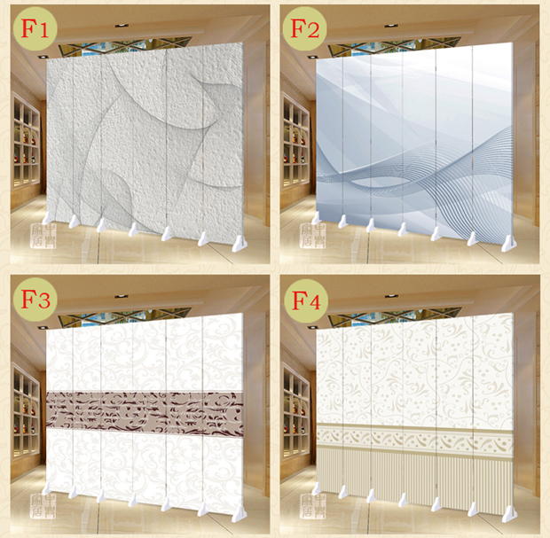 Màn hình retro châu Âu đơn giản thời trang màu xanh lá cây thanh cafe phòng khách gấp hàng rào màn hình có thể tháo rời - Màn hình / Cửa sổ vách ngăn cầu thang gỗ