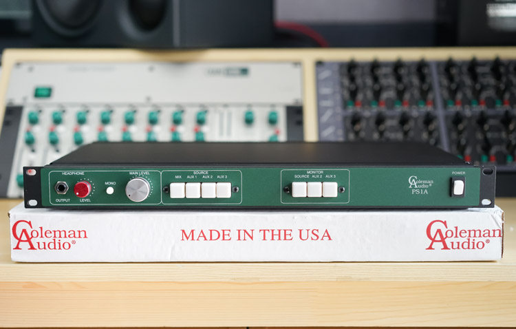 Coleman Audio PS1A Four-Channel Stereo Fully Balanced Switching Sound Controller