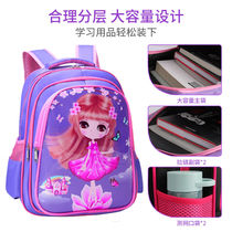 Primary school boys and girls Korean Kindergarten 1-6 grade children waterproof and breathable light schoolbag shoulder schoolbag