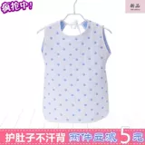 Детский хлопковый марлевый спальный мешок, летний тонкий бандаж пупочный, детское дудоу, новая коллекция, с открытой спиной