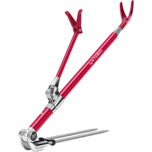 Tab Башня из нержавеющей стали Стояние рыбных стержней Кроншеты рыбацкая земля -многофункциональная длинная стойка стержня Рыба