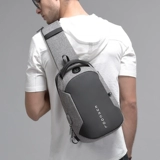 Мужская вместительная и большая нагрудная сумка, универсальная сумка на одно плечо для отдыха, в корейском стиле