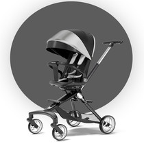 babyvovoV9 Baby Stroller Two-way High Landscape can sit and sleep baby Shock Light Folding Eva deviner
