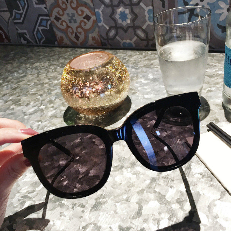 @ZYHeg skinny face Divine Personality Lady Sunscreen Sunglasses 2020 New Sunglasses Female Tide