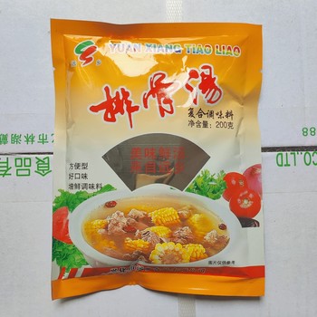 Yuanxiang Pork Ribs Soup Seasoning 200Gx40 Bags, Enhances Flavor and Aroma for Noodles, Wontons, Dumplings, Soup Base, Pork Ribs Base Seasoning