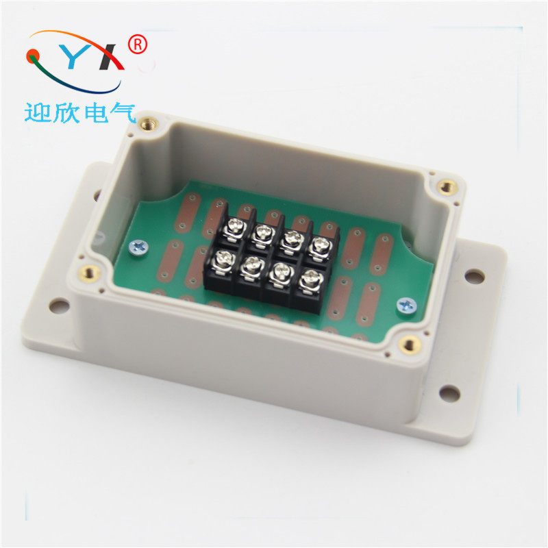 100*68*50 4P Junction Box Terminal Box Plastic Waterproof Junction Box ABS Industrial Control Box Grounding Action Power Supply