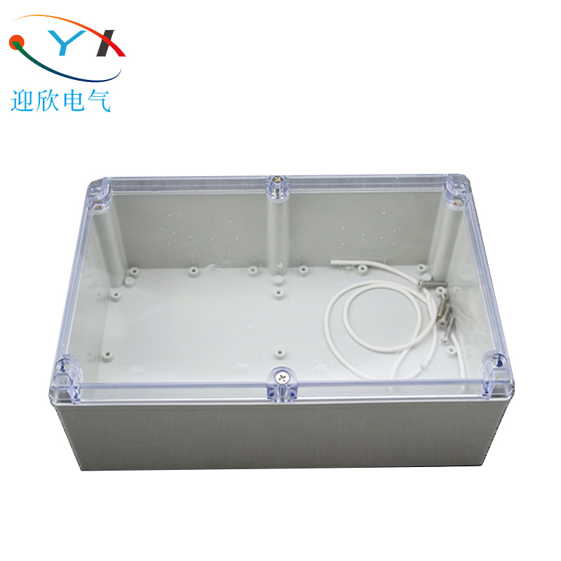 240*160*90 transparent cover plastic waterproof box waterproof junction box power distribution junction box security monitoring shell