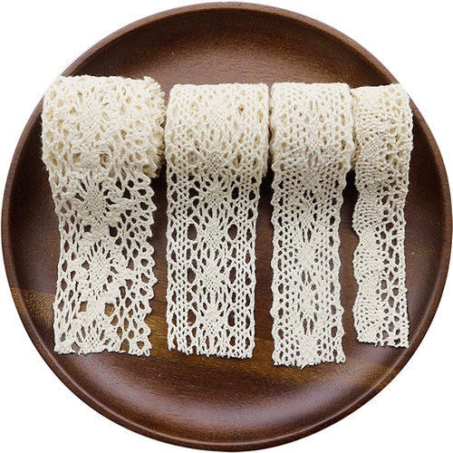 Хлопковая ткань ручной работы, хлопковый аксессуар, 5м, DIY, кружевное платье