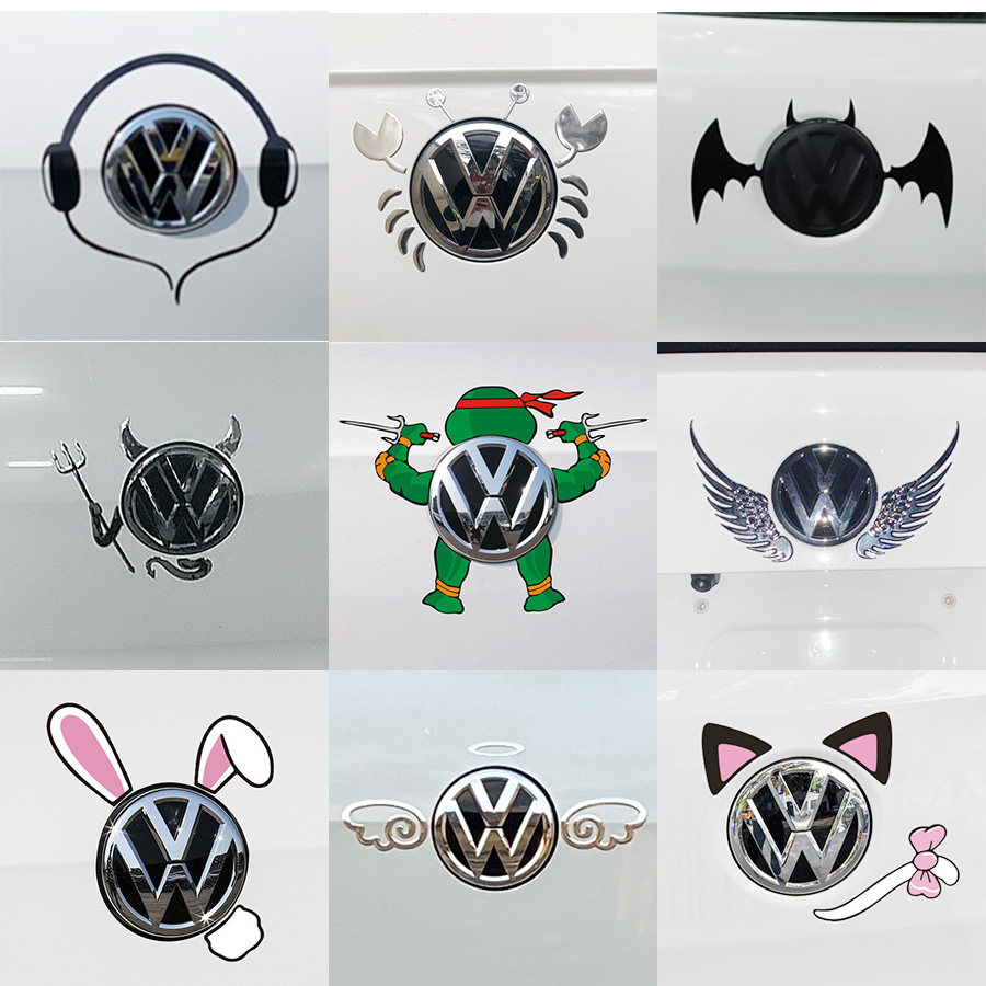Volkswagen Lavida Bora Santana Jetta POLO Golf Tiguan Tuyue Логотип автомобиля Персонализированная модификация Декоративная наклейка