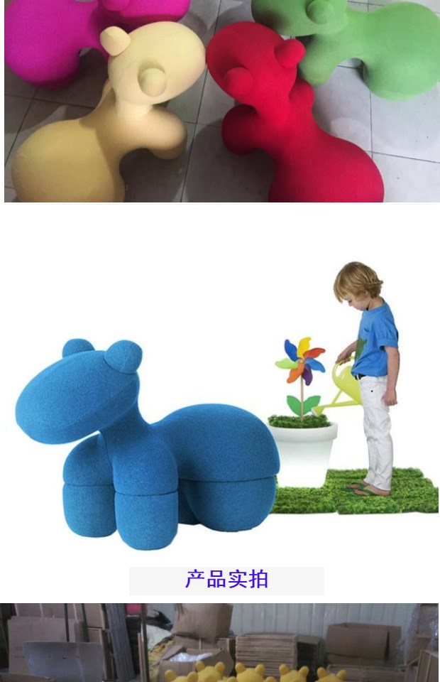 Ghế thiết kế Ghế Pony Ghế Pony FRP Puppy Lounge Ghế cá tính Nội thất trẻ em Ghế sáng tạo - Đồ nội thất thiết kế ghế thư giãn đọc sách