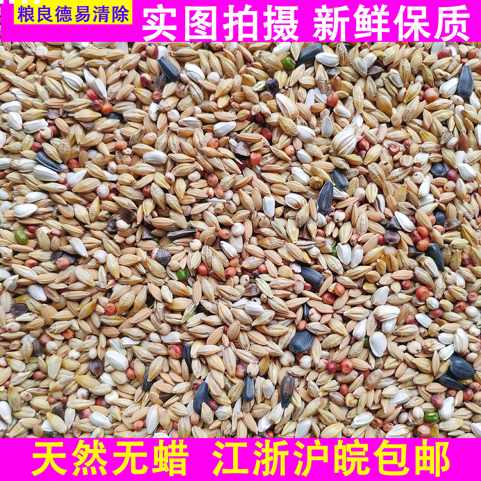 Grain Liangde Yi A-class cleaning pigeon food Hair-changing pigeon food Racing pigeons pigeon feed Bird food 45 pounds of Jiangsu, Zhejiang, Shanghai and Anhui