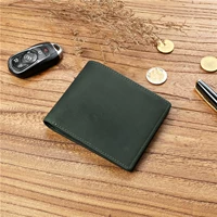 Зеленый, кожаный, воловья кожа, с печатью вашего логотипа