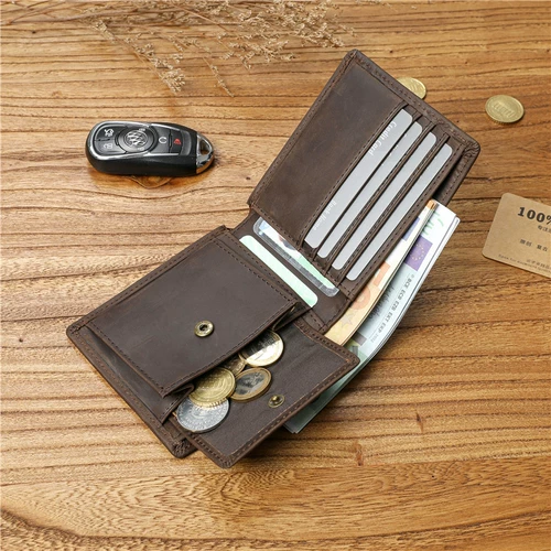 Кожаный кошелек для водительских прав, воловья кожа, из натуральной кожи, подарок на день рождения