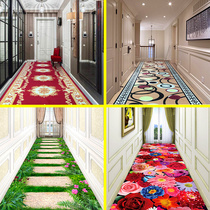 Customizable discretionarbitrarily cut door hall Xuanguan ground mat gangway stairs carpet Slip Mat full of guesthouse Hallway Carpet