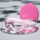 Прозрачная розовая+плавательная шляпа