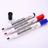 Deli 6817 Whiteboard Pen может натирать маркерную маркерную маркерную маркерную маркерную маркерную маркерную доску, большую мощность, черная, красная и синяя трехколорная толстая головка