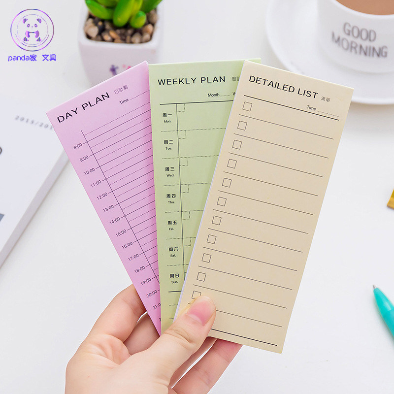 Schedule Convenience Stickers Todo Matter Sticker Todolist Schedule Weekly Schedule of Daily Plan Single Form