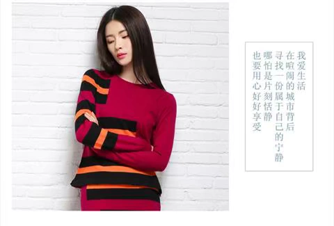 Váy mùa thu và mùa đông của phụ nữ hai mảnh nửa cao cổ tròn áo len cashmere áo len len chân váy phù hợp với áo dài tay giản dị áo len gile