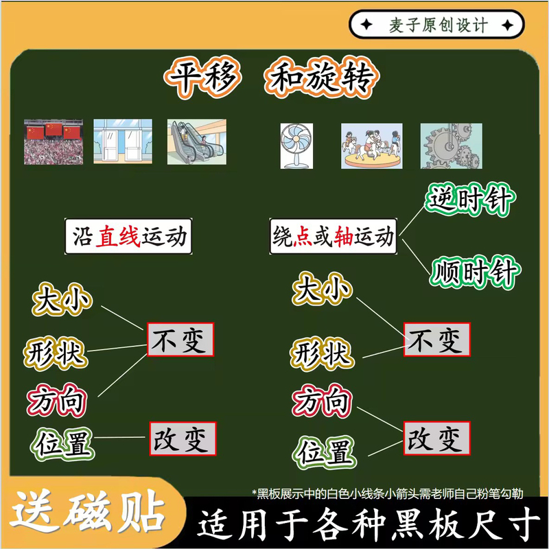 Sliding and Rotating Open-Class Whiteboard Stickers, Su Education Edition, Third Grade Teaching Aids, Blackboard Stickers, Magnetic Board Stickers Sliding and Rotating Open-Class Whiteboard Stickers, Su Education Edition, Third Grade Teaching Aids, Blackboard Stickers, Magnetic Board Stickers