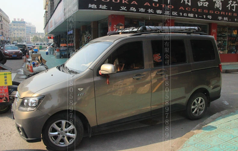 Changan Uno giá hành lý đặc biệt giá nóc Wending Hongguang kệ phổ quát ngang giá du lịch thanh hành lý - Roof Rack