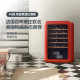 HCK husky retro wine cabinet constant temperature and humidity tea home small ultra-thin embedded ice bar refrigerator