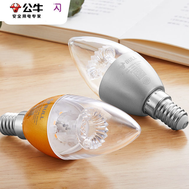 bulb LED light bulb E14 small screw candle light 3W5W tip bulb ໂຄມໄຟຄົວເຮືອນຄວາມສະຫວ່າງສູງ bulb Caishen