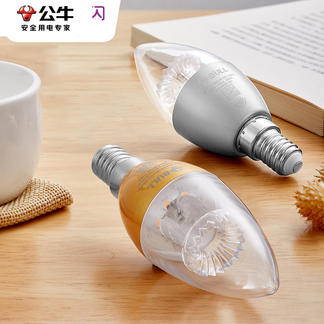 bulb LED light bulb E14 small screw candle light 3W5W tip bulb ໂຄມໄຟຄົວເຮືອນຄວາມສະຫວ່າງສູງ bulb Caishen