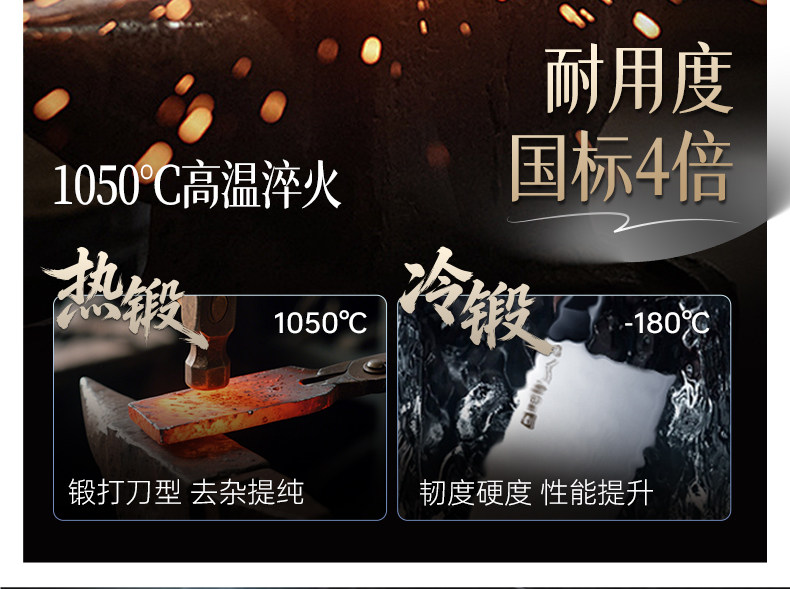 安享好物 安享A级切片刀-康巴赫大马士革切片刀  