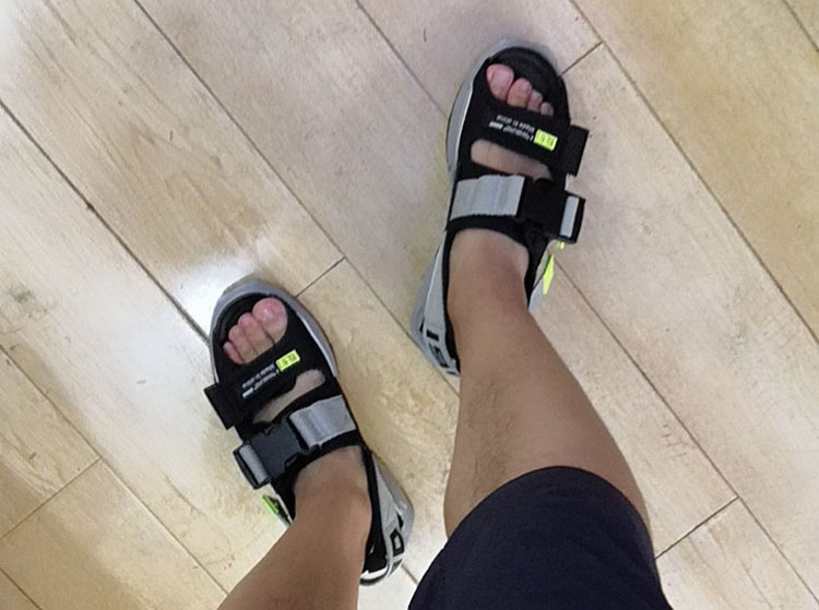 绿越男士运动凉鞋,穿上特显舒服感