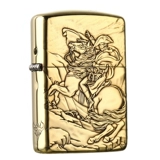 Подлинный Zippo Kerosene Ligher Mopper Armor Relief Relief Men Men Insulite Custom Collection Zhibao Mosquito версия