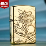 Подлинный Zippo Kerosene Ligher Mopper Armor Relief Relief Men Men Insulite Custom Collection Zhibao Mosquito версия