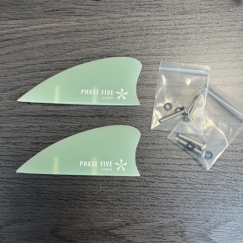 新しいカイトボードラダー PHASE FIVE 2インチ スキムフィン サーフテールラダー サーフテールフィン