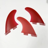 FCS Second -Generation Mid -Number Tail Fin Красное стекло волокнистого волокнистого серф -панели Хвост руль FCS II Средний плавник