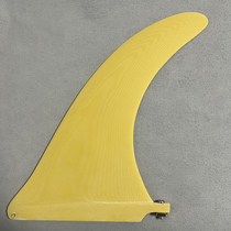 9 inch 10 inch favourites pure glass fiber green yellow single tail rudder nine feet or above board with surfboard tail fin