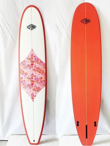 9 футов серфинга PU Материал стеклянный волокно ретро цвет цветов Новые мужчины и женщины с жесткой доской Длинной доски девять -подлинная доска для серфинга