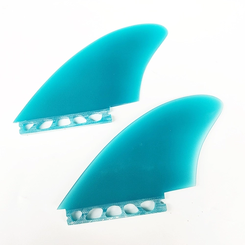 Будущий киль Twin Fin Blue Pink Red Glass Hail Hail Rudder Рыба пластина боковой плав
