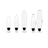 Новая серфинговая пластина против стекловолокна шестнадцагнальные сотовые соты против SLIP наклейки для ополаскивания Surfing Superfoot Superfoot Silicone Stop Slide Pads 10 таблетки