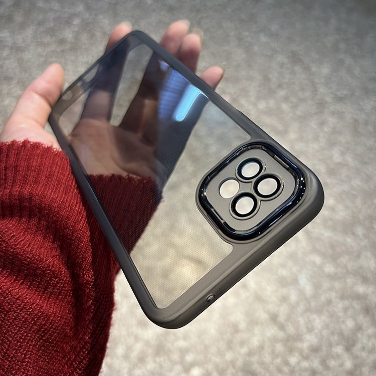 Suitable for Oppo A72 5g Phone Case, Oppo A53 5g Phone Cover, Oppo A73 5g International Version Lens Film Protective Case Pdym20, Pdyt20 Straight Edge Soft Anti-Drop Protective Case